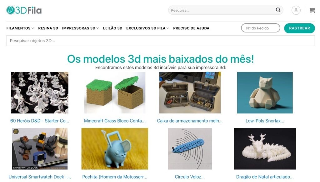 Things 3D Fila Arquivos 3D STL Modelos