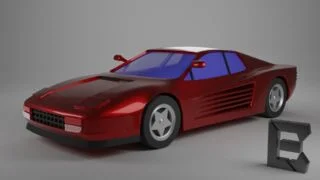 Miniatura do Carro Ferrari Testarossa