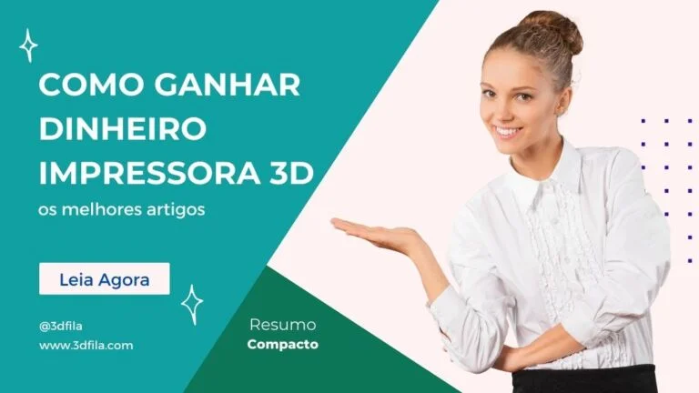 Banner titulo como ganhar dinheiro com impressora 3d