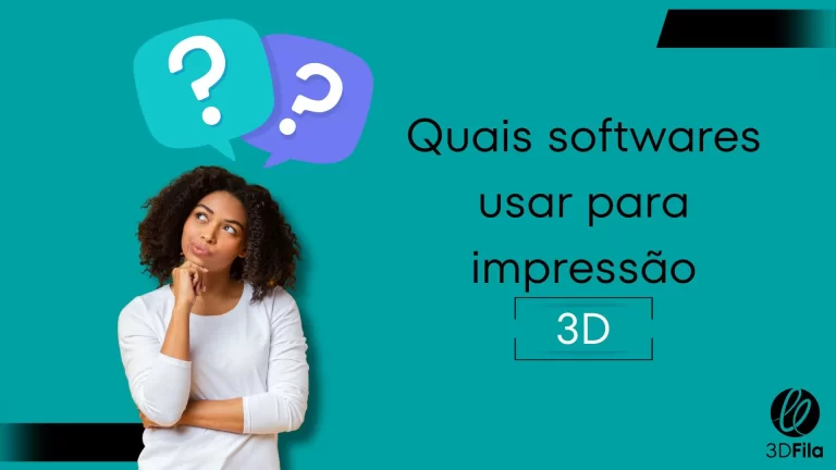 Mulher pensando Software impressão 3D