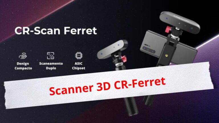 Banner com scanner 3d cr-ferret da creality