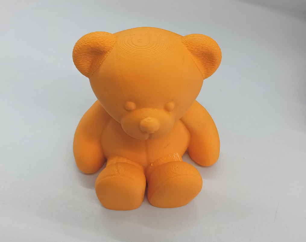 Urso impresso com Fuzzy Skin