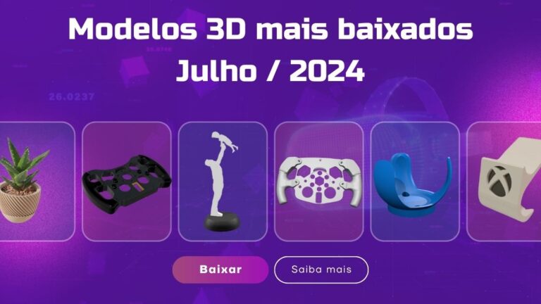 banner modelos 3d mais baixados em julho 2024