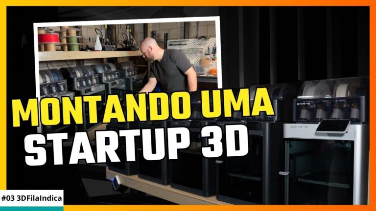 Banner Montando uma Startup 3D