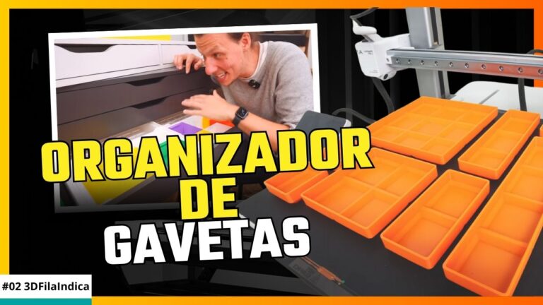 Banner Organizadores de Gavetas com Impressora 3D