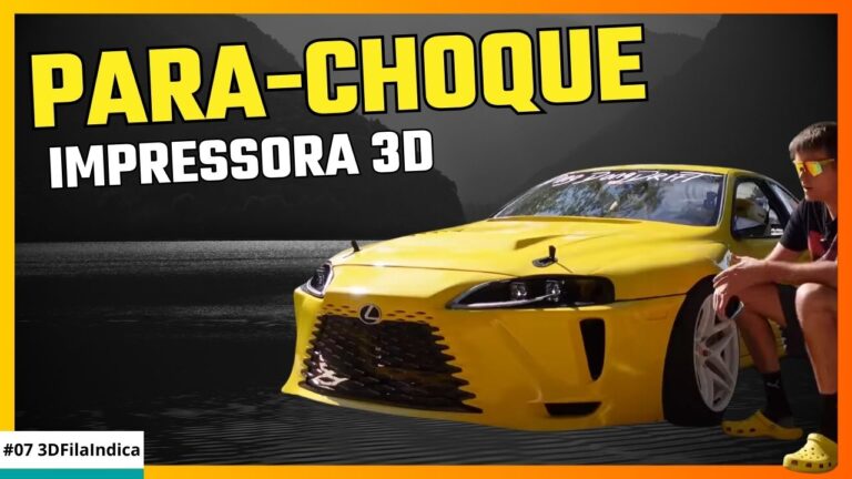 Banner Para-choque para Carros com Impressora 3D