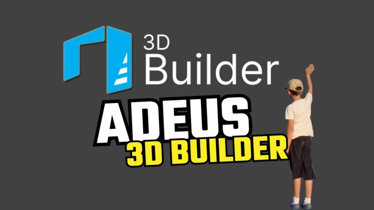 Banner adeus 3d builder