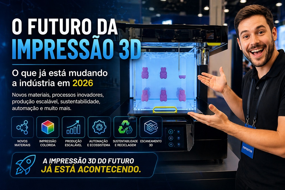 banner futuro da impressao 3d