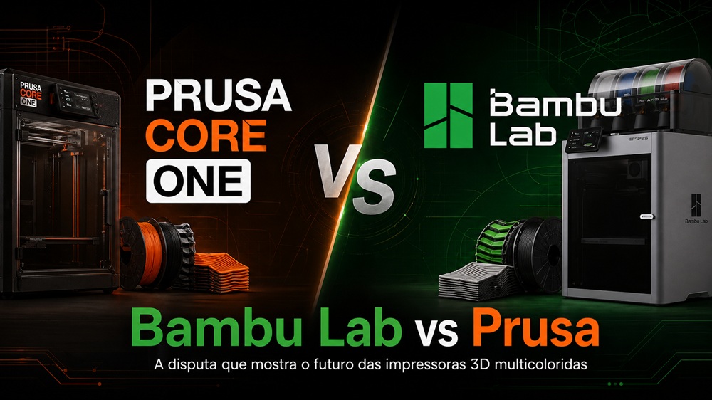 banner lab vs prusa impressora 3d