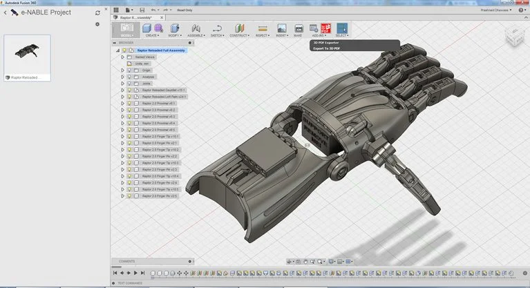 Software gratuito de modelagem 3D, Projeto 3D online